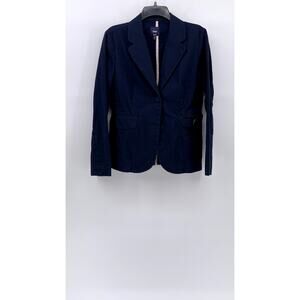 GAP Women's Navy Two Button Notch Collar Long Sleeve Academy Blazer SZ 6